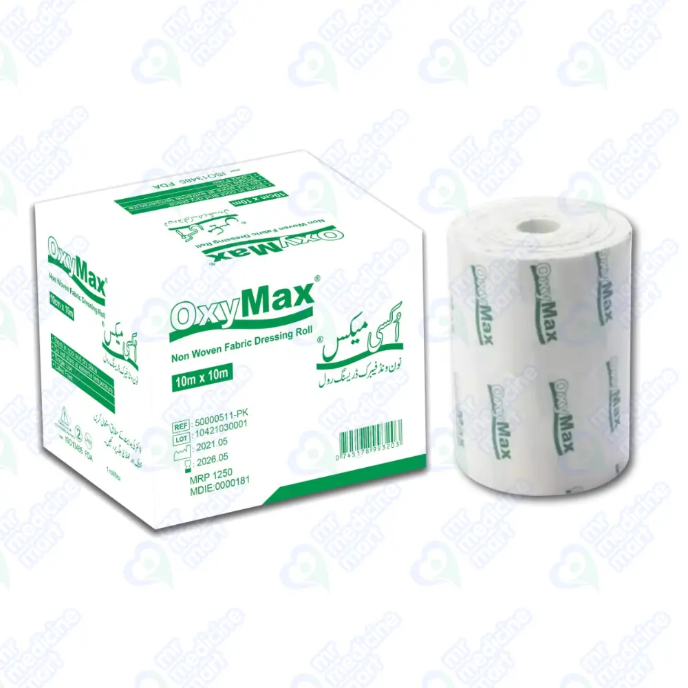 Oxymax Fabric Dressing Roll 10m x 10m