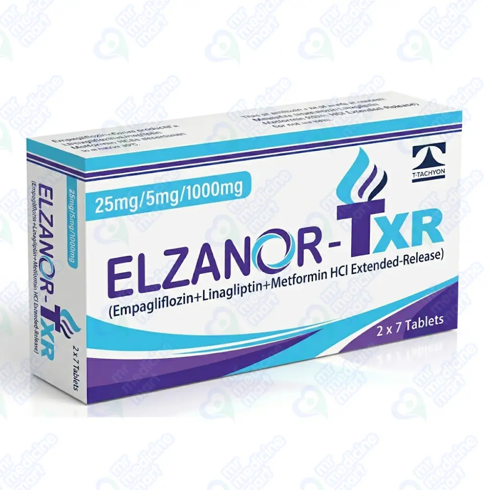 Elzanor TXR Tablet 25mg/5mg/1000mg 