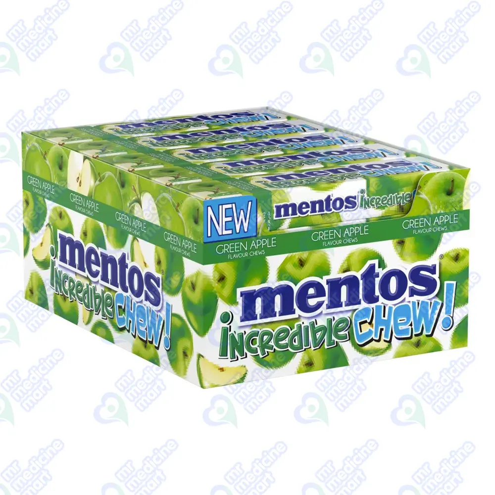 Mentos Incredible Apple Chew(1x20) 