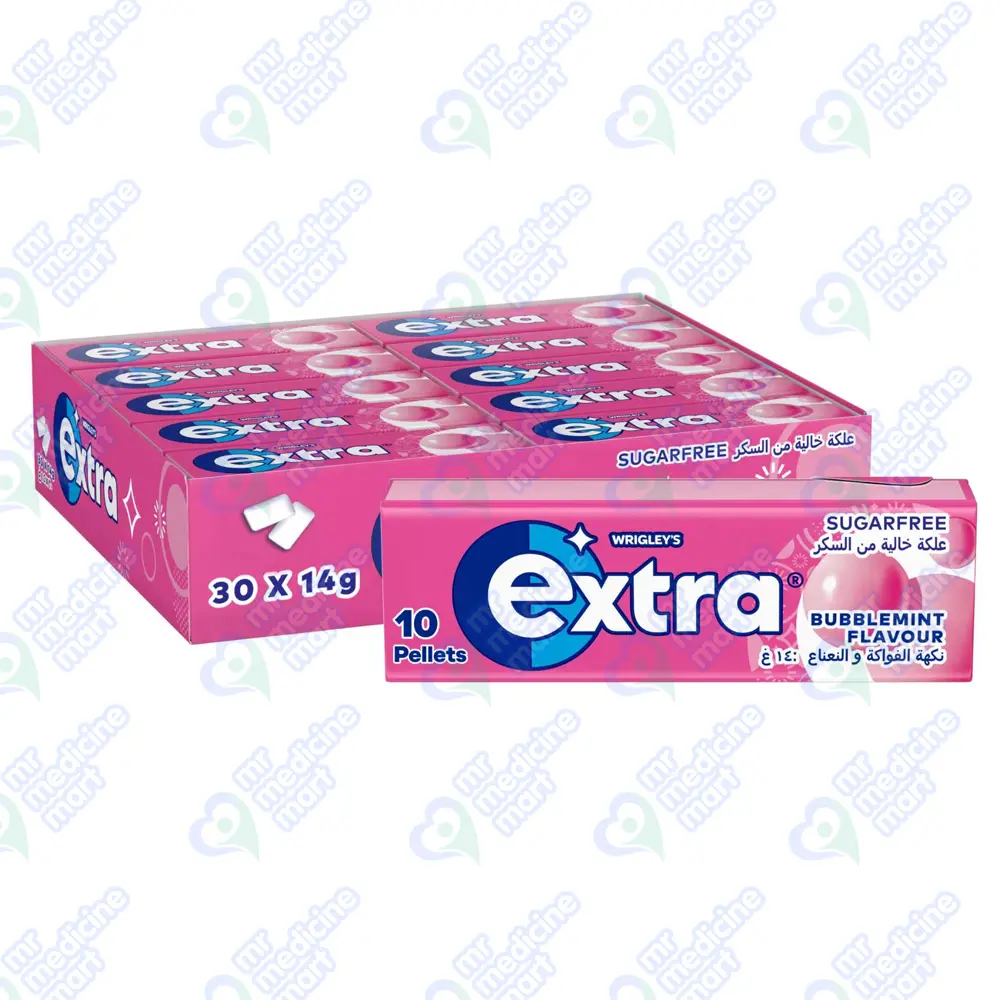 Wrigley Extra Bubble Mint Flavour 14g 
