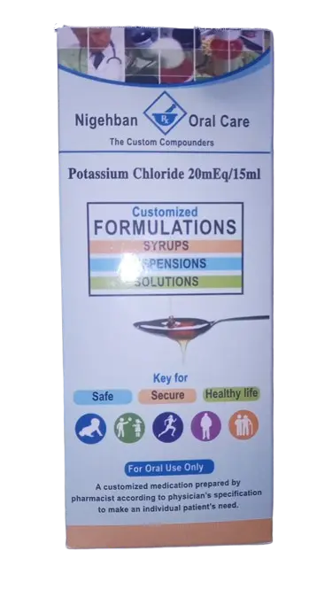 Nigehban Potassium Chloride(Kcl) Syrup 15ml 