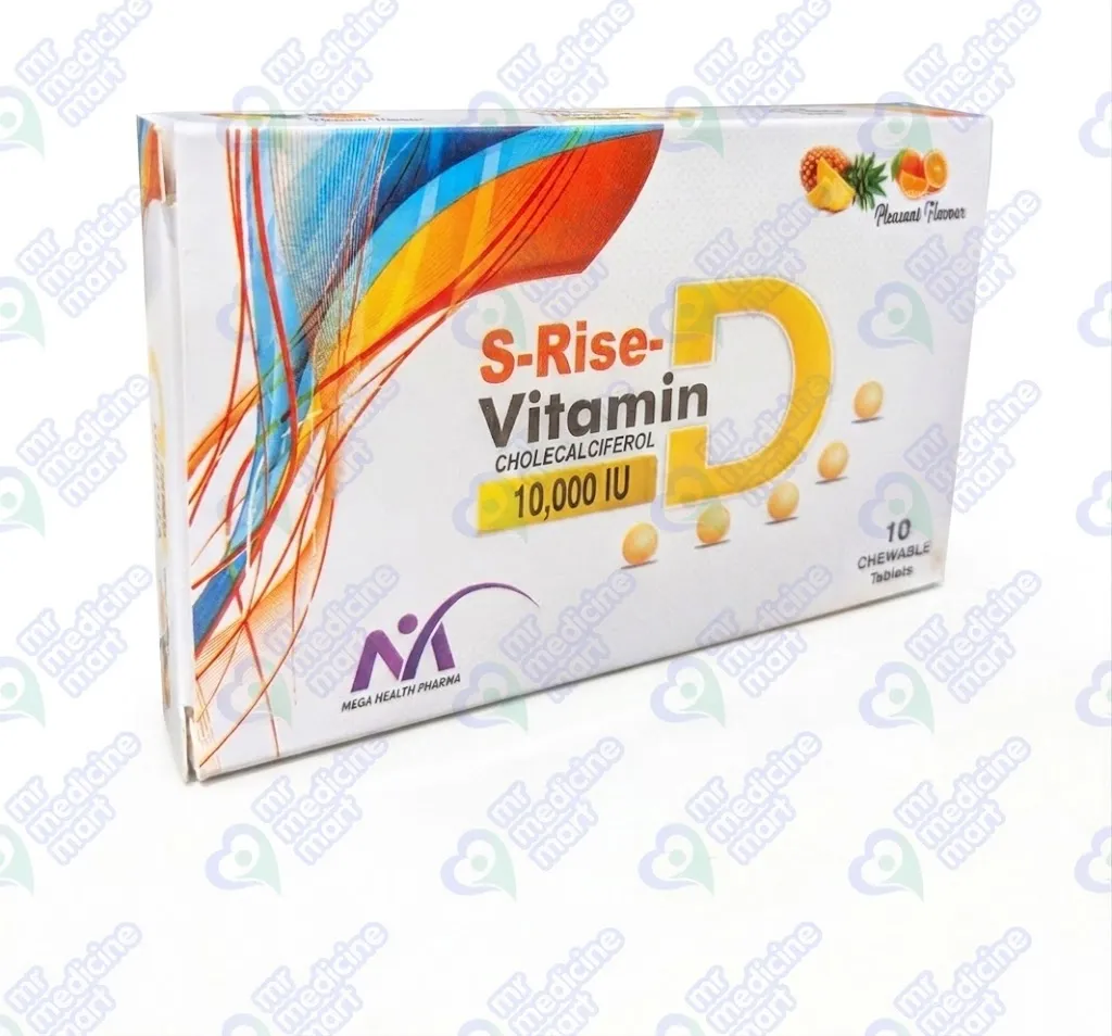 S Rise 10000 IU Chewable Tablet 