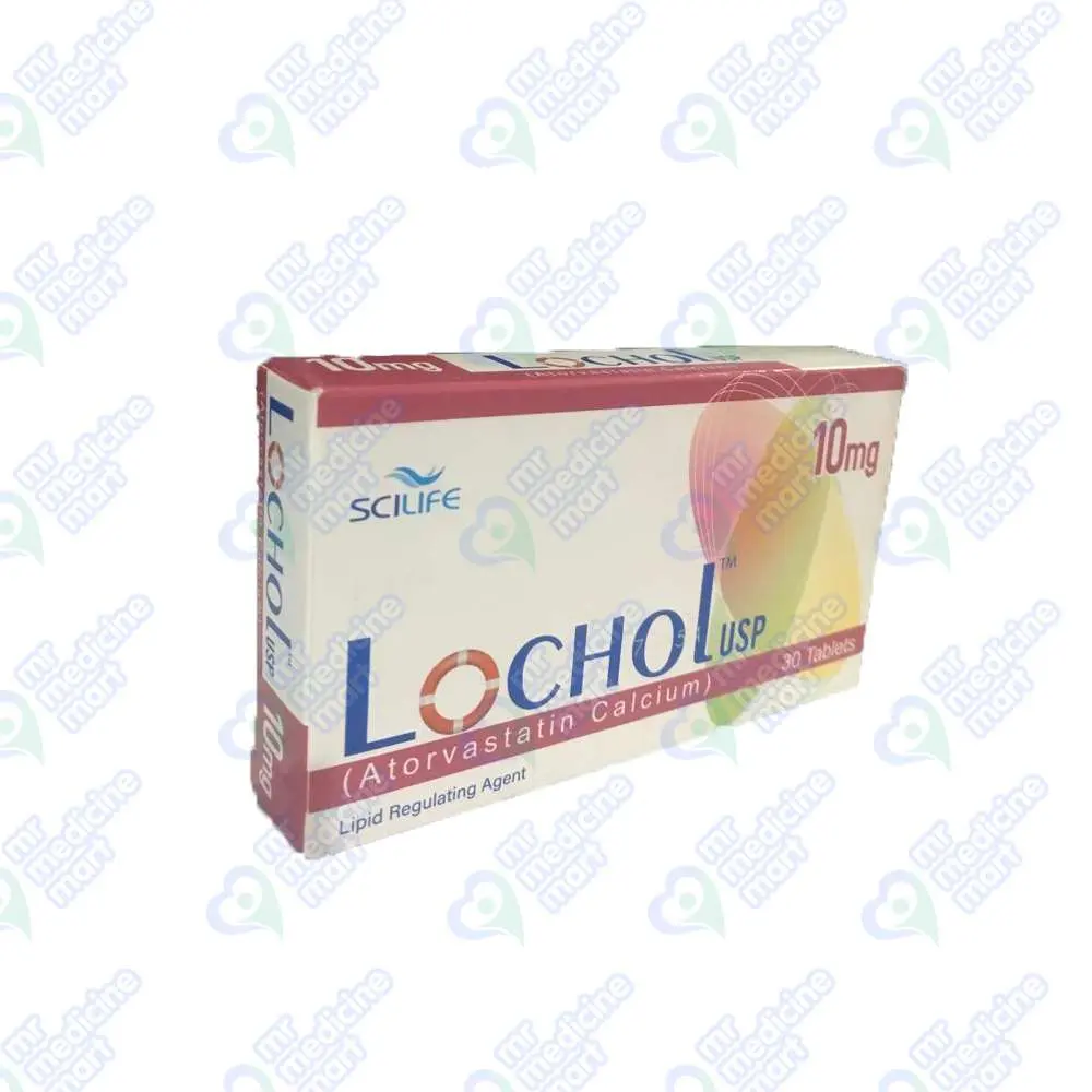 Lochol USP 10mg Tablet 15's 