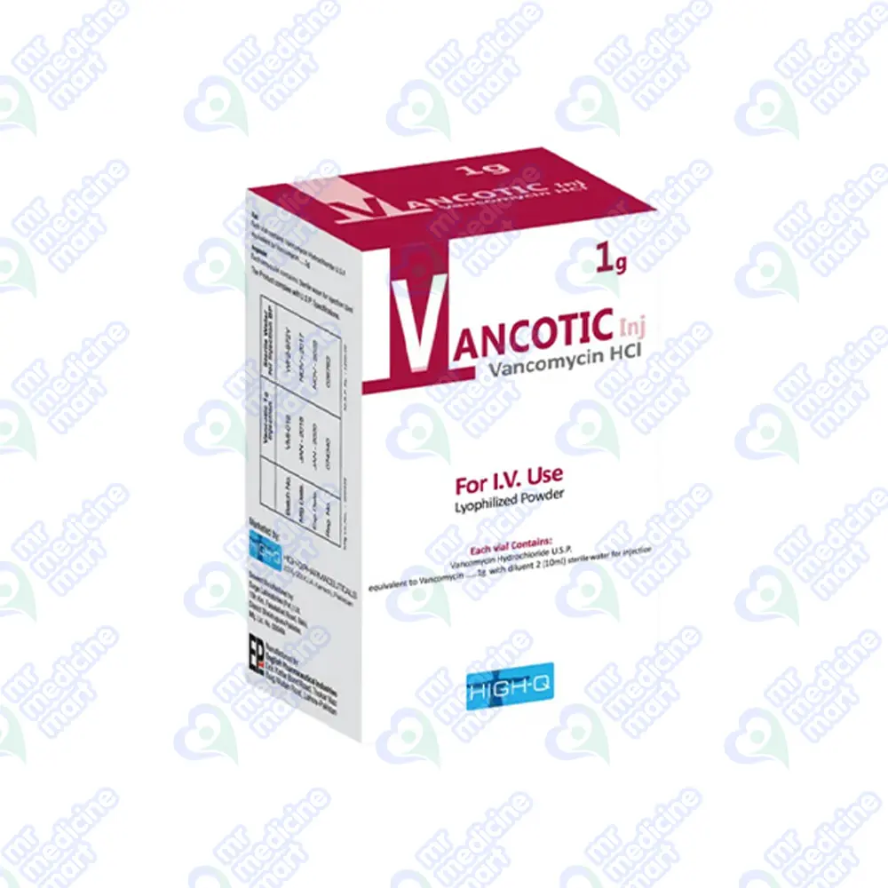 Vancotic IV Injection 1g 