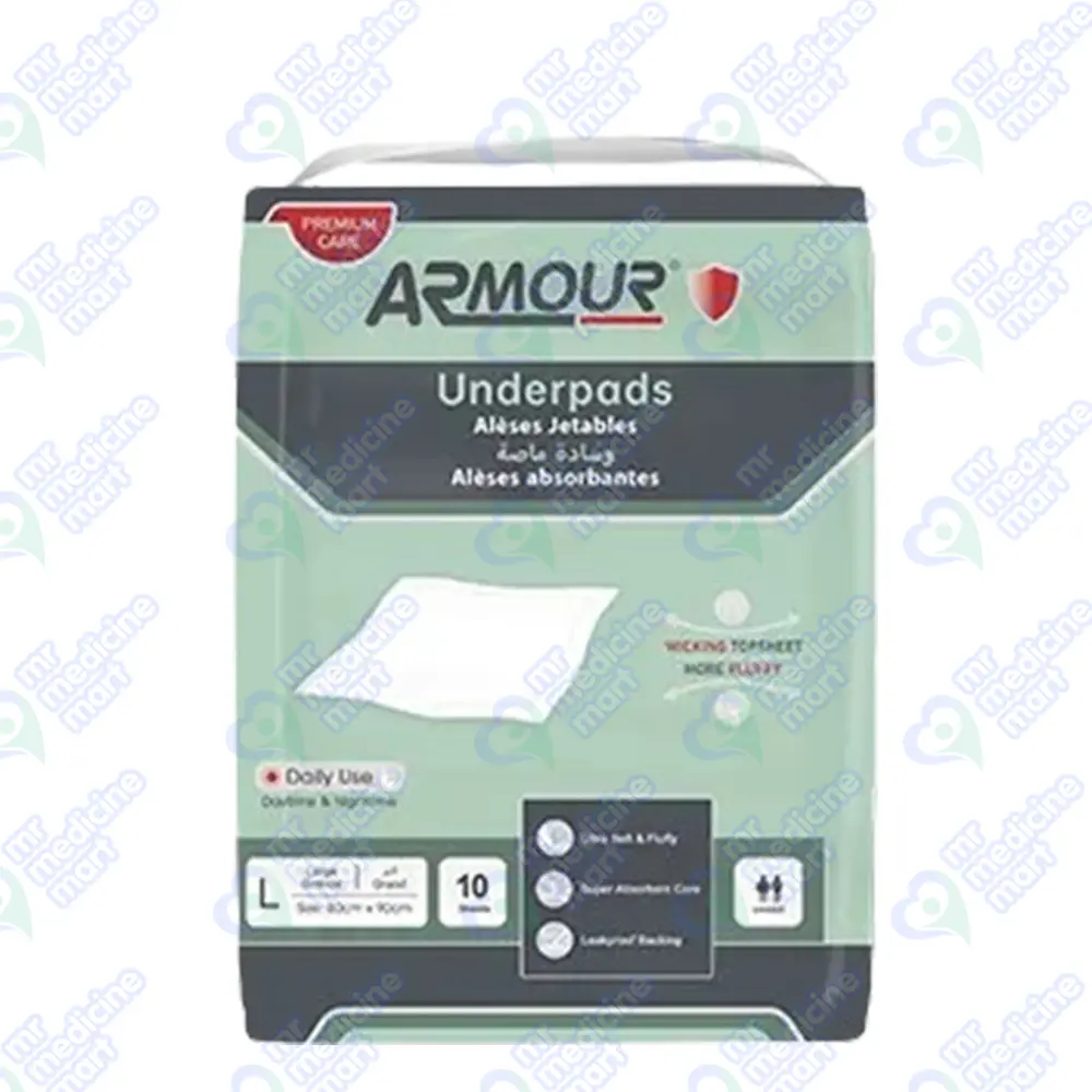 Armour Underpads Fluffy Large 10's