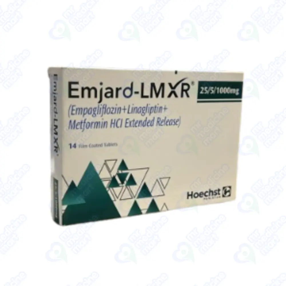 Emjard LMXR 25mg/5mg/1000mg Tablet 
