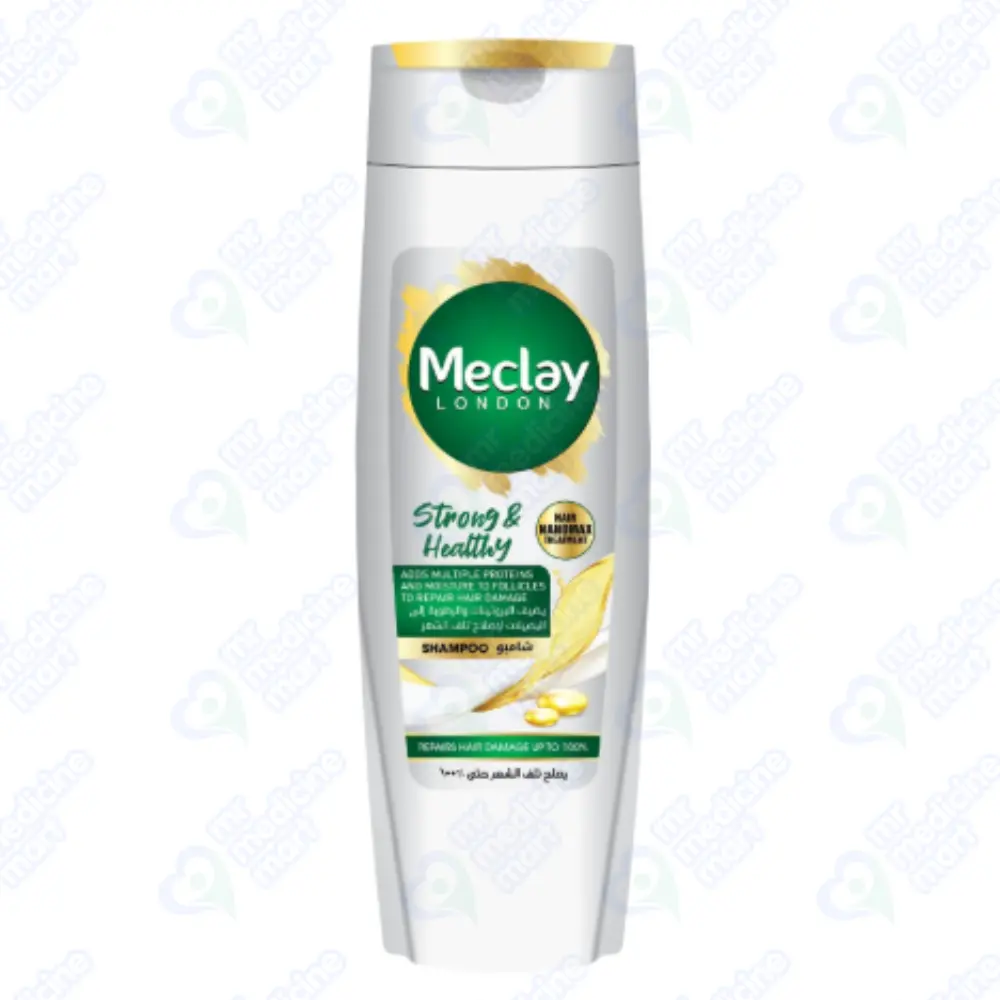 Meclay Strong & Healthy (White) Shampoo 185ml