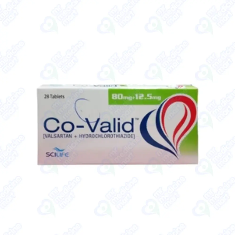 Co Valid 80/12.5mg Tablet