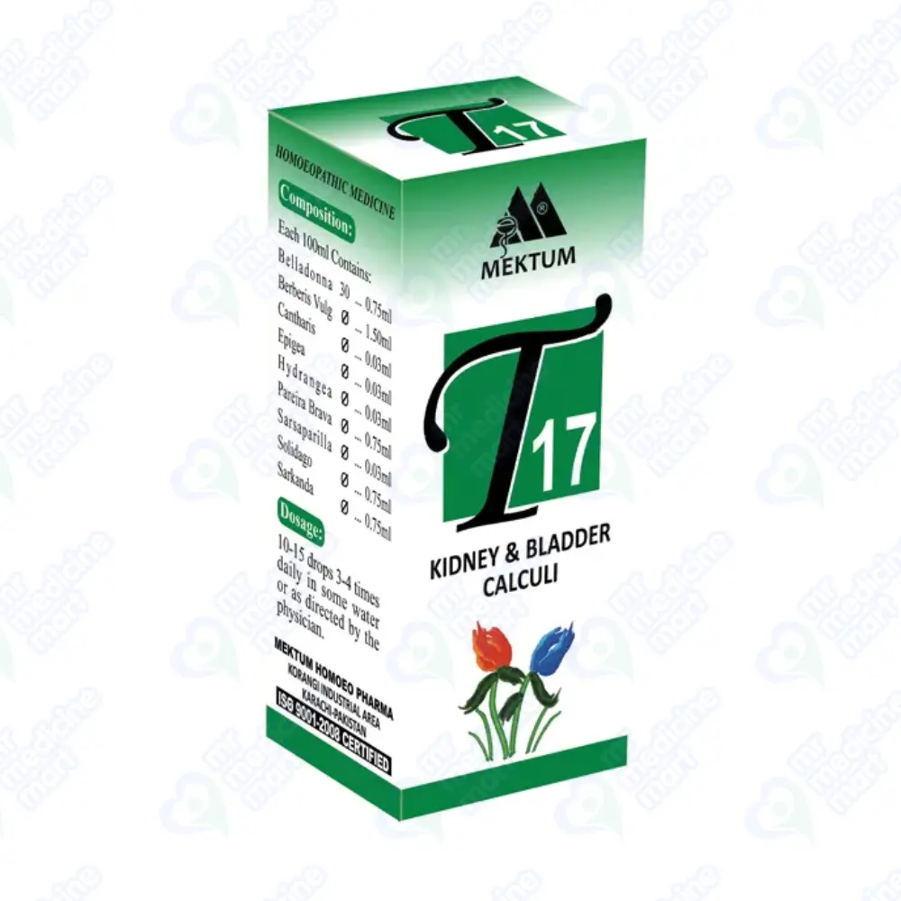 T17 Kidney & Bladder Calculi Drops 30ml