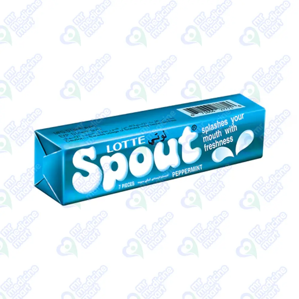 Lotte Spout Gum Peppermint Flavour 18Gums 