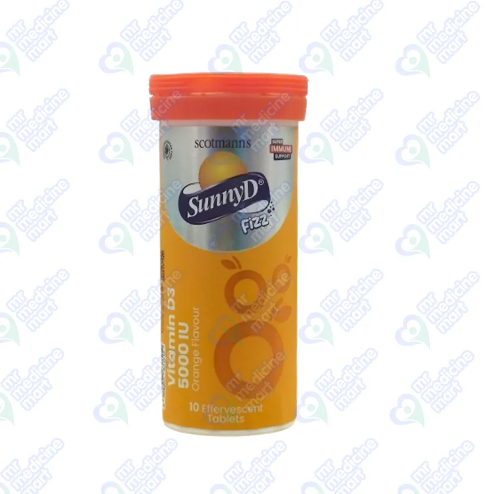 Sunny D Fizz 5000Iu Bottle 10's