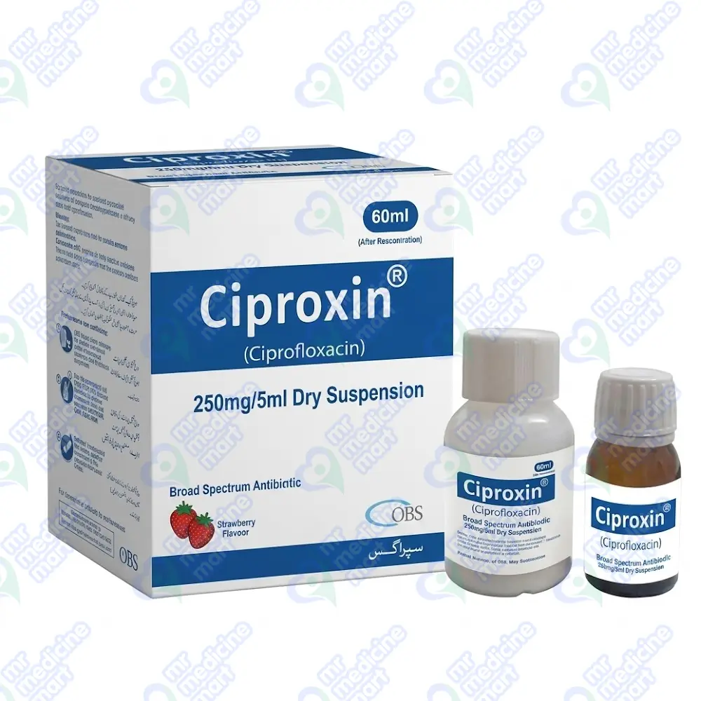 Ciproxin 250mg/5ml Dry Suspension 90ml