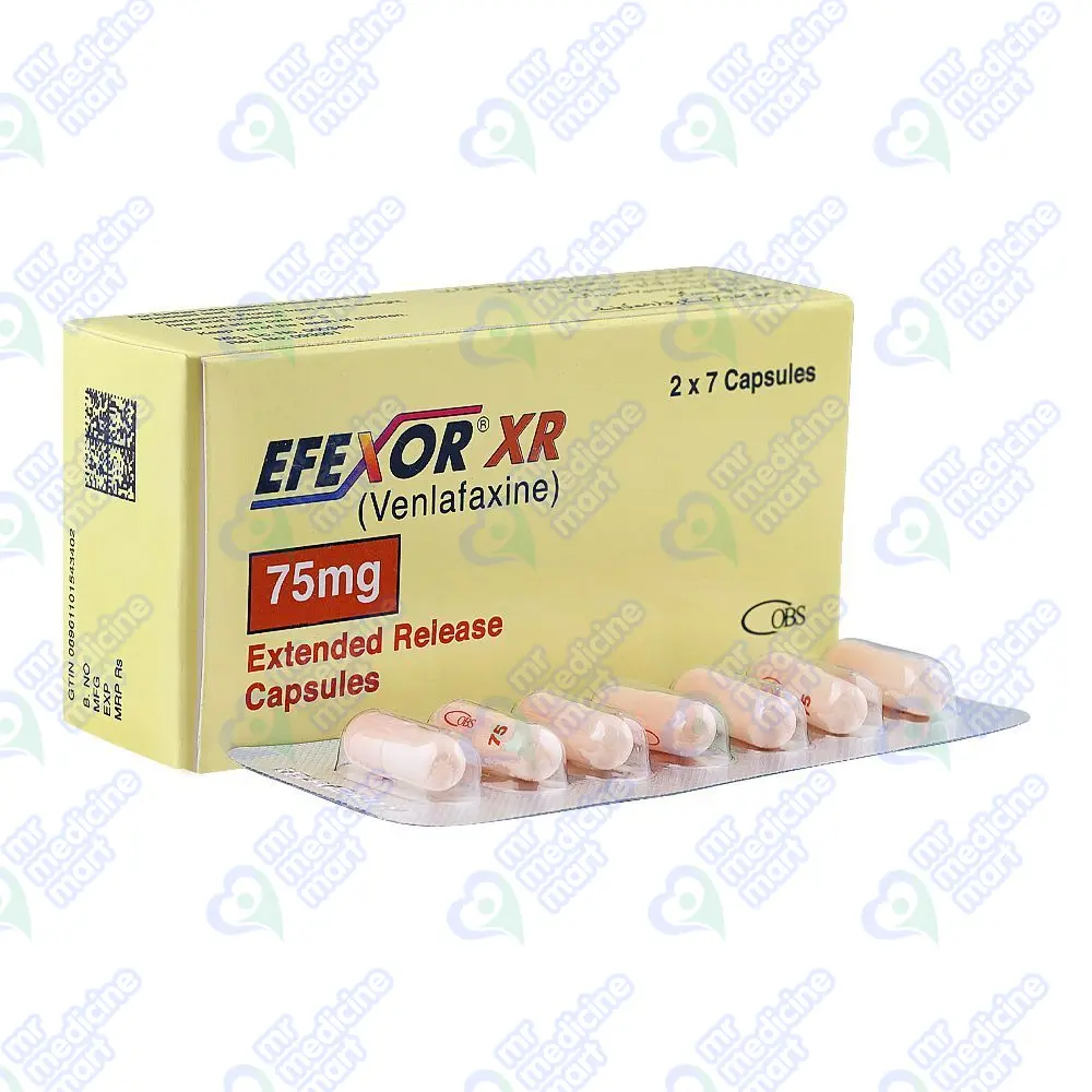 Efexor XR 75mg Capsue 14's