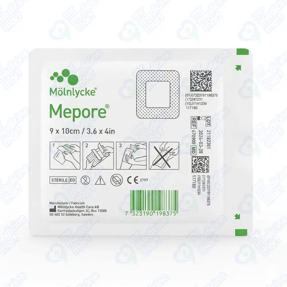 Mepore Bandage 9X10cm/3.6x4In 1's