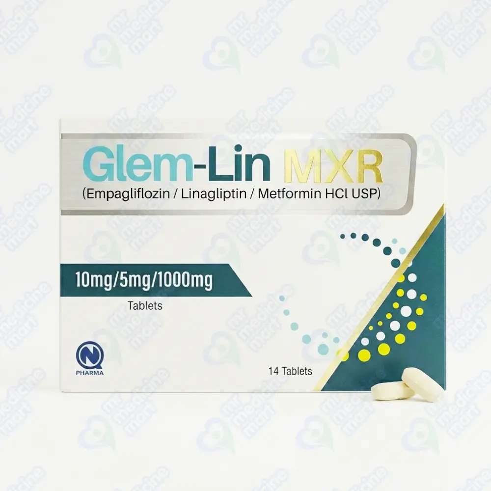 Glem Lin MXR 10mg/5mg/1000mg Tablet
