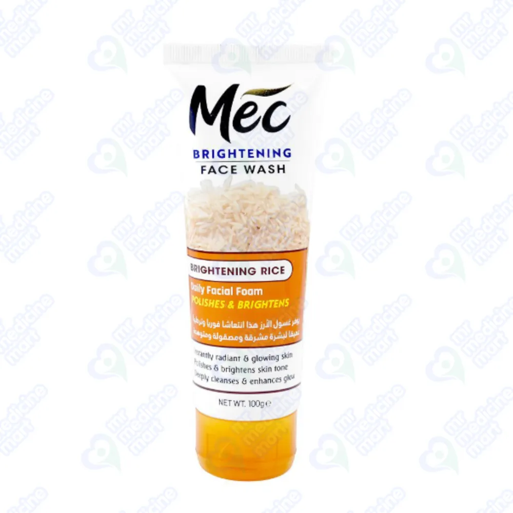 Mec Brightening Rice Facewash 100ml