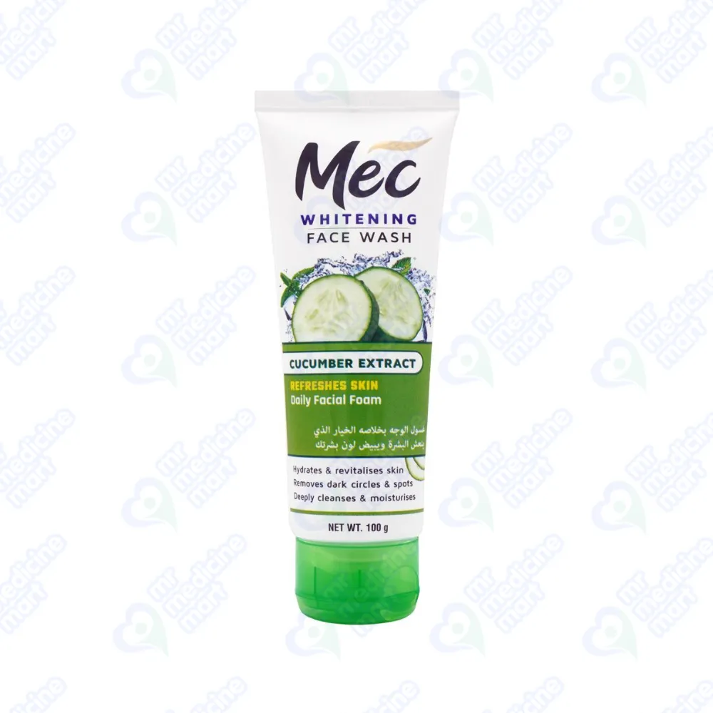 Mec Cucumber Extract Facewash 100ml