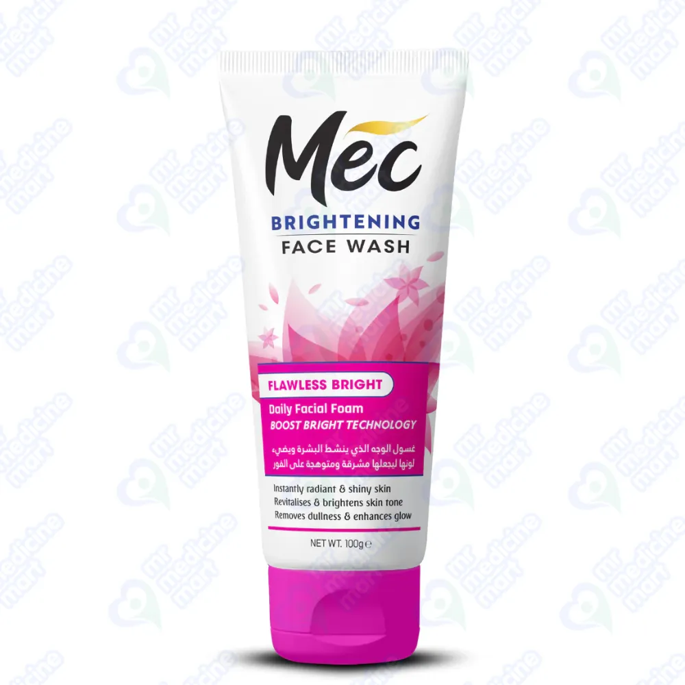 Mec Flawless Bright Facewash 100ml