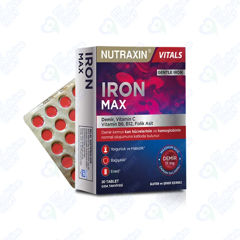 Nutraxin Iron Max Tablet 30's