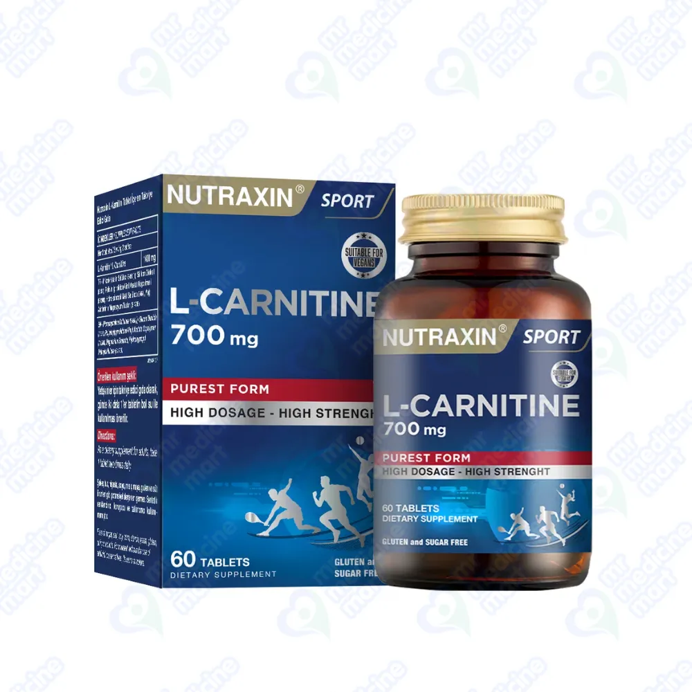 Nutraxin L Carnitine Tablet 700mg 60's