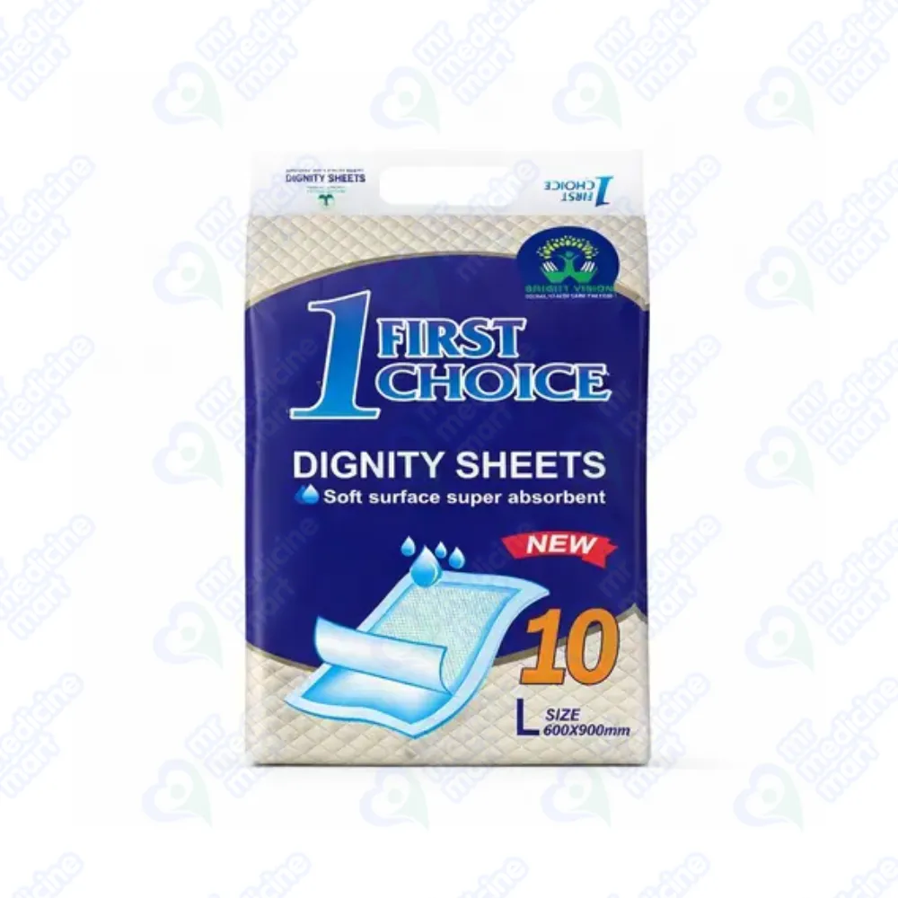 First Choice Dignity Sheet 10's