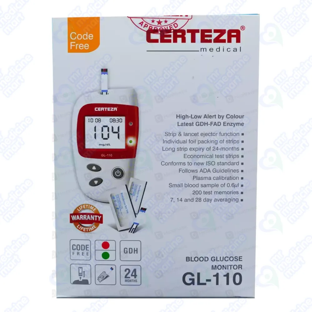 Certeza Blood Glucose Monitor (GL-110)