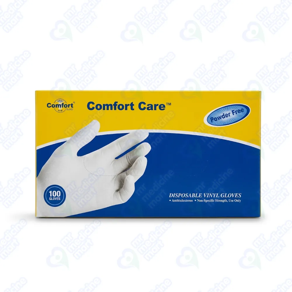 Comfort Care Vinyl Gloves (Powder Free)