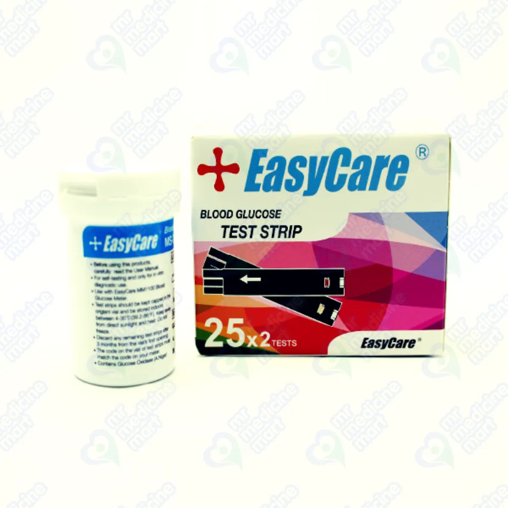 Easycare Blood Glucose Test Strip 25's