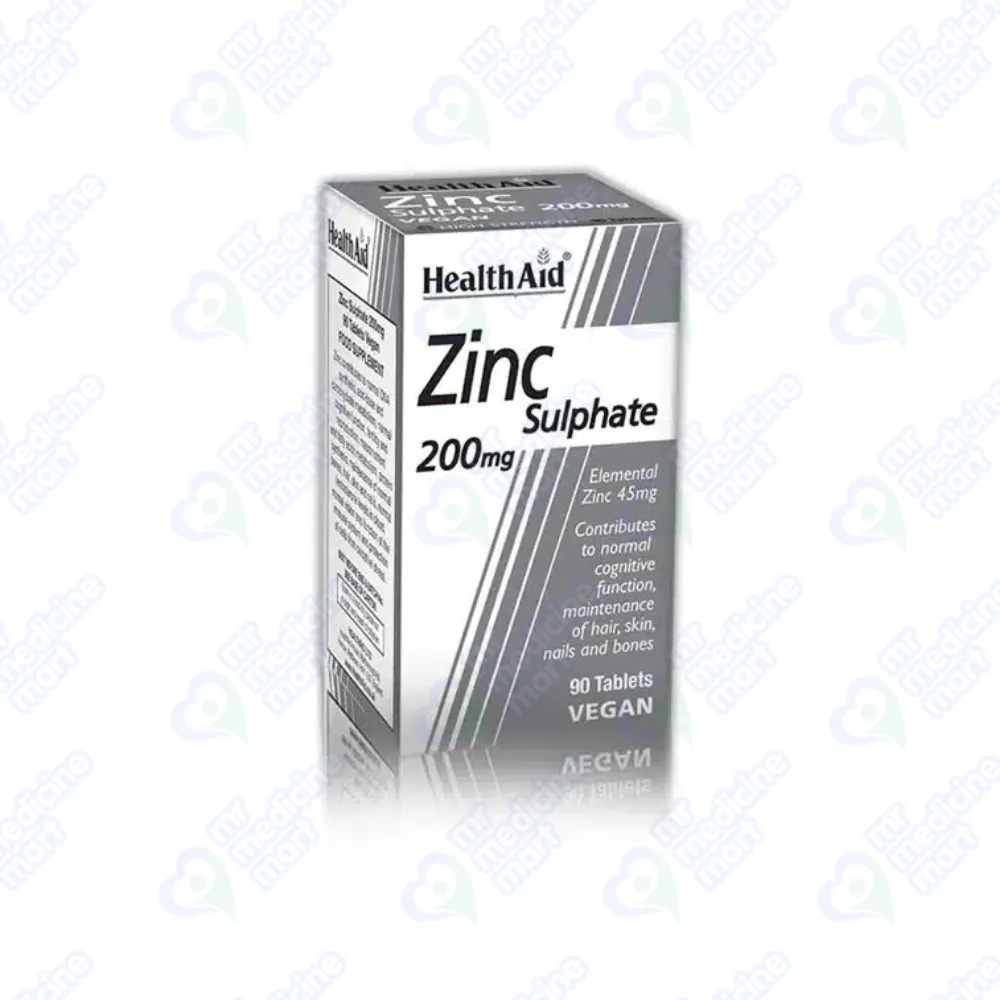 HA Zinc Sulphate Tablet 200mg 90's