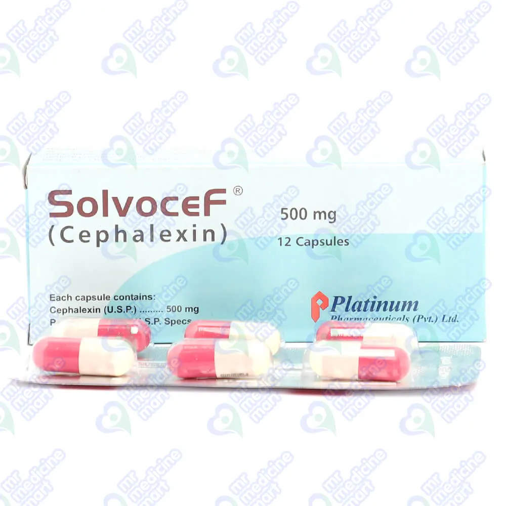 Solvocef 500mg Capsule