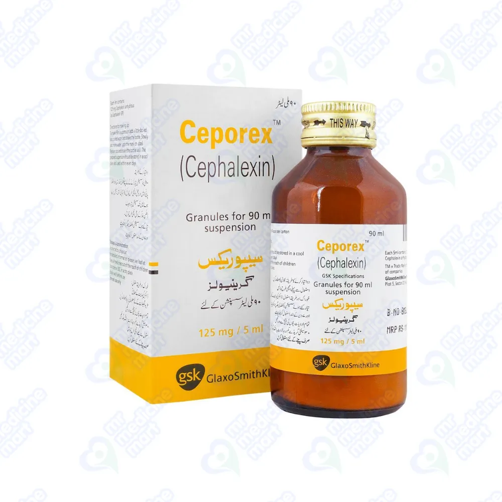 Ceporex 125mg/5ml Suspension 90ml