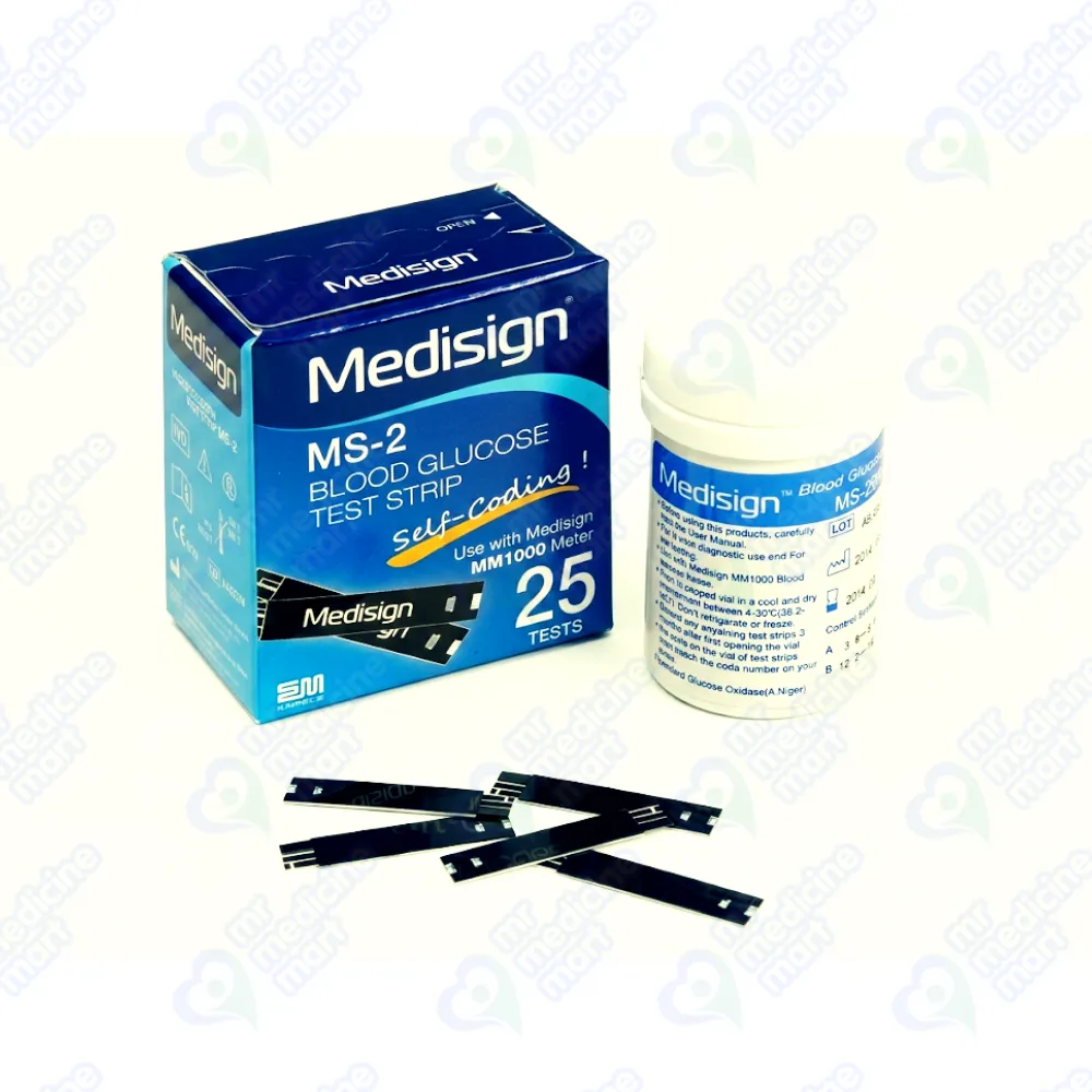 Medisign Strips (MS-2) 25's