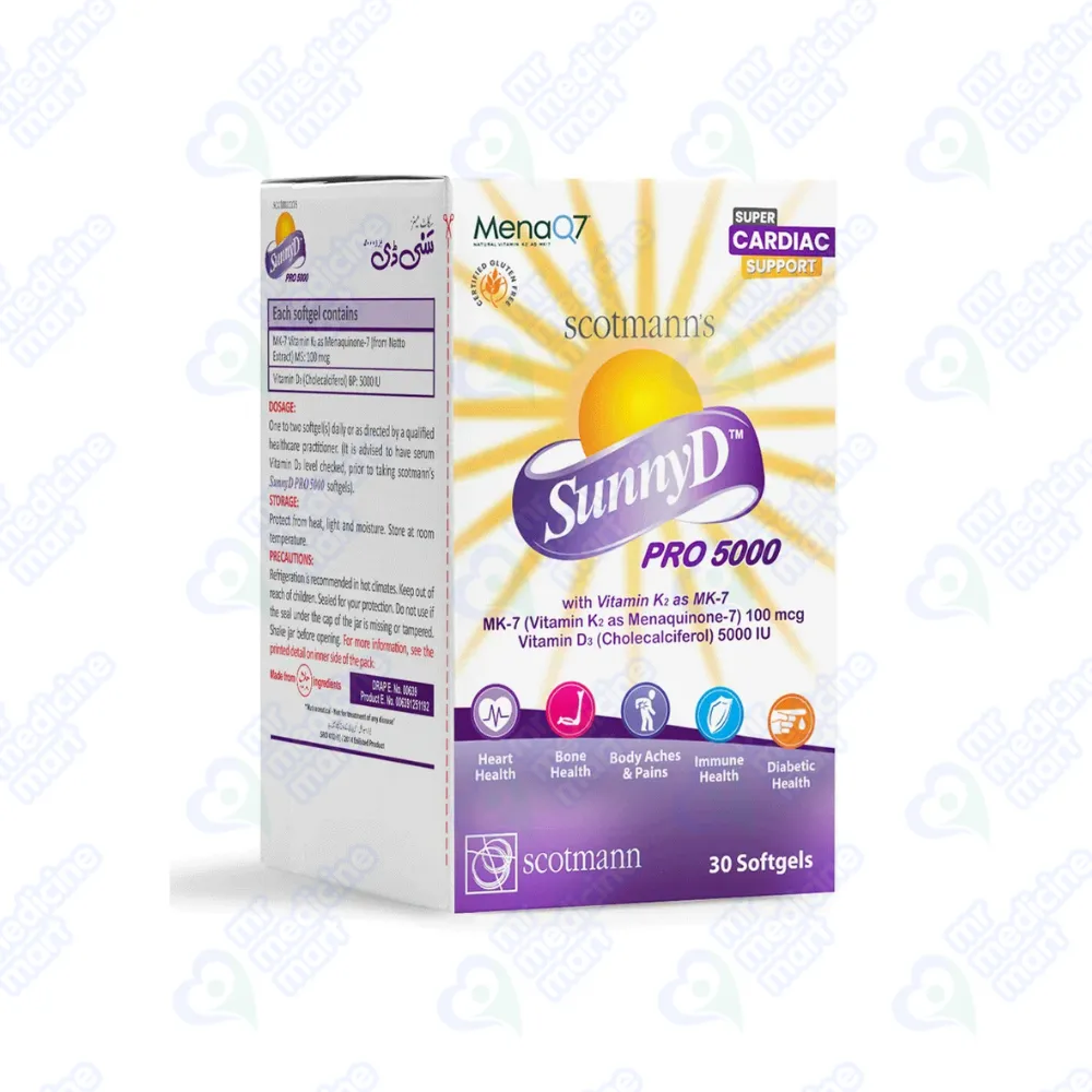 Sunny D Pro 5000IU Bottle 30's