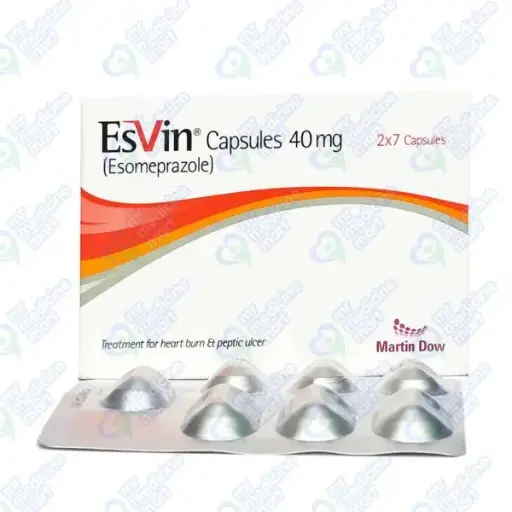 Esvin 40mg Capsule 7 'S