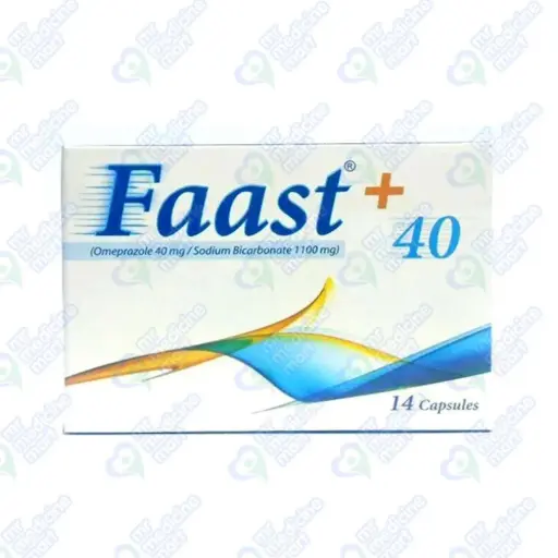 Faast Plus 40mg/1100mg Capsule 7 'S
