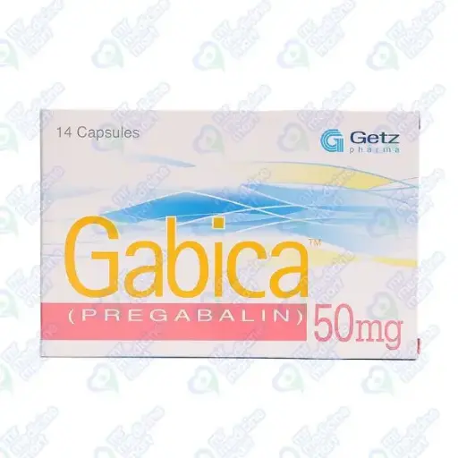 Gabica 50mg Capsule 7 'S