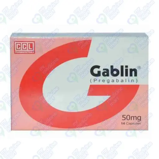 Gablin 50mg Capsule 7 'S