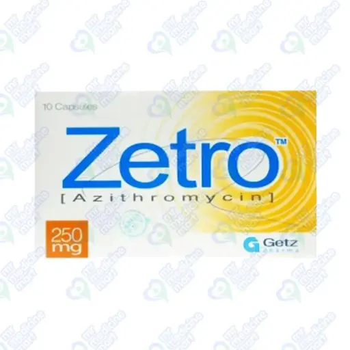 Zetro 250mg Capsule 10 'S