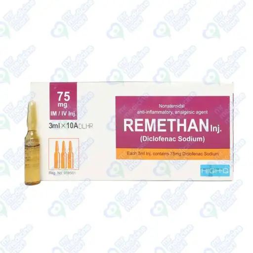 Remethan 75mg Injection 3 ml