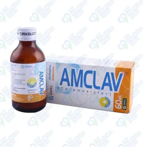 Amclav 156.25mg/5ml Suspension 60 ml