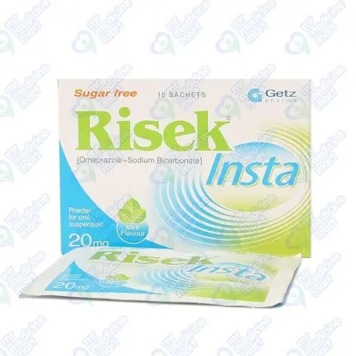 Risek Insta 20mg  Sachet 1 'S