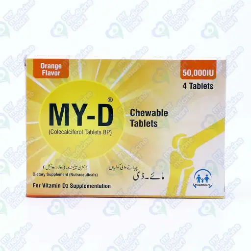 My D 50,000IU Chewable Tablet 4 'S