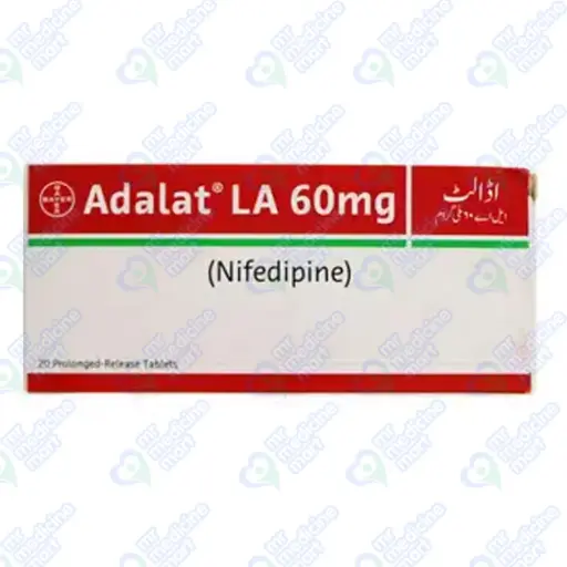 Adalat LA 60mg Tablet 10'S (Dis Continued)