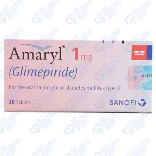 Amaryl 1mg Tablet 15'S