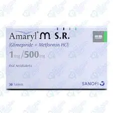 Amaryl MSR 1mg/500mg Tablet 10's