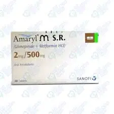 Amaryl MSR 2mg/500mg Tablet 10'S