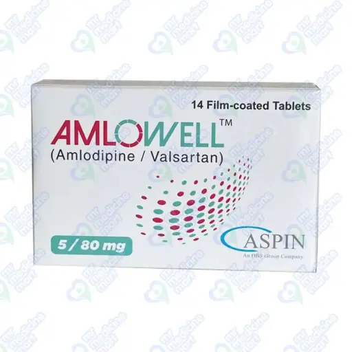 Amlowell 5mg/80mg Tablet 7 'S