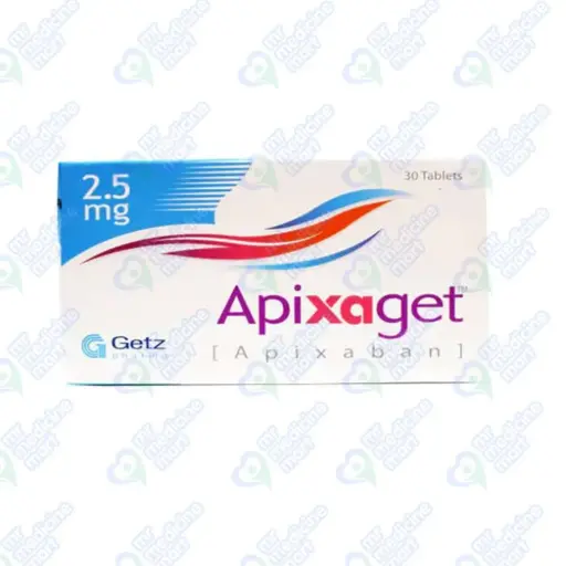 Apixaget 2.5mg Tablet 10 'S