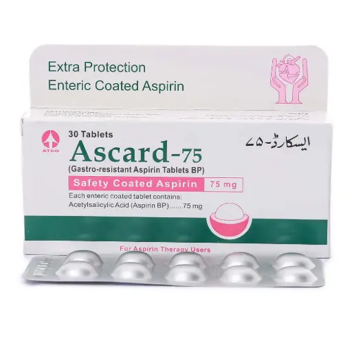 Ascard 75mg Tablet