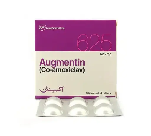 Augmentin 625mg Tablet 6'S